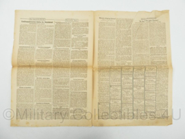 WO2 Duitse krant Frankische Tageszeitung nr. 160 12 juli 1943 - 47 x 32 cm - origineel