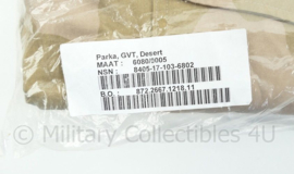 KL Nederlandse Desert parka GVT - maat 6080/9500 - nieuw in verpakking - origineel