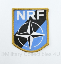 NATO en Defensie NRF embleem - 8 x 6,5 cm - origineel