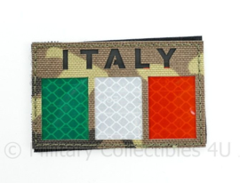 Italiaanse leger infrarood patch ITALY  - multicam - met klittenband - 5 x 9 cm