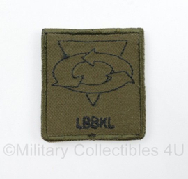 Defensie LBBKL Landelijk Bevoorradings Bedrijf borstembleem - met klittenband - 5 x 5 cm - origineel