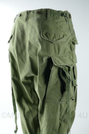 US Army Field Shell Trousers M1951 Green 1953 - maat 88 x 73 - gedragen - origineel