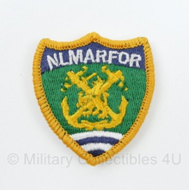 KM Koninklijke Marine NLMARFOR Netherlands Maritime Force embleem met klittenband - 5 x 4,5 cm