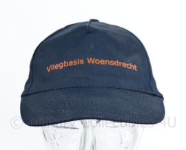 Klu Luchtmacht vliegbasis Woensdrecht donkerblauwe baseball cap - one size -