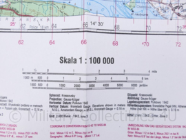 Poolse Stafkaart Swinoujscie N-33-77,78 - 1 : 100.000 - 64 x 84 cm - origineel