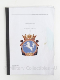 KM Koninklijke Marine instructieboek NBCD Hr Ms Willem van der Zaan F829 - origineel