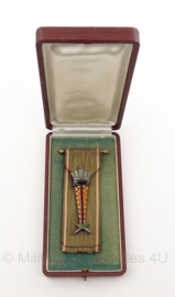 Belgische medaille nationales du travail met doosje - origineel