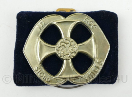 KL baret- en kraag emblemen legeraalmoezenier - origineel