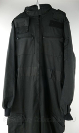 Britse Politie coverall overall zwart - maat 52 - licht gedragen - origineel