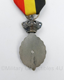 Belgische leger Ereteken van de Arbeid medaille 2e klasse zilver - 9 x 3,5 cm - origineel
