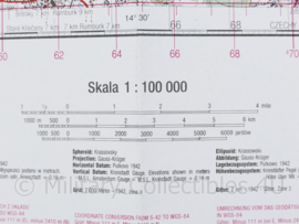 Poolse Stafkaart Gorlitz N-33-29,30 - 1 : 100.000 - 64 x 84 cm - origineel