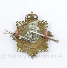 WO2 Britse cap badge Royal Army Service Corps - 3 x 3 cm - origineel