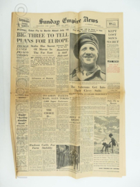 Sunday Empire  krant - June 17, 1945 - origineel