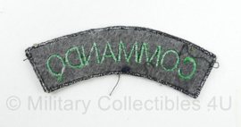 Commando shoulder title - 9 x 3 cm - origineel naoorlogs