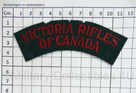 Canadian Army shoulder title ENKEL Victoria Rifles of Canada - 11,5 x 4,5 cm - origineel