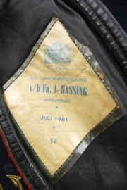 Korps Mariniers baret met insigne 1969 - maker Hassing BV - maat 57 - origineel