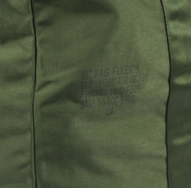 US Aviator`s kit bag Flyers Kit Bag Dodge bag Groen 27 x 57 x 51 cm. - origineel