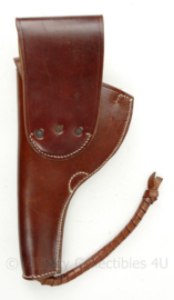 US revolver holster bruin leder - 30 x 14½ x 6 cm - nieuw - origineel
