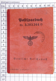 WO2 Duits Postsparbuch document set 4 delig - origineel Wo2 Duits