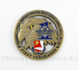 USAF US Air Force 940th Wing First Sergeants coin - diameter 4 cm - origineel