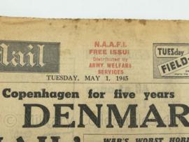 News Chronicle krant - 1 May 1945 - NAAFI Issue - origineel