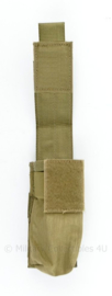 Originele Defensie Korps Mariniers en US Army coyote MOLLE pouch Single Magazin Pistol - 13 x 5 x 4 cm - nieuw - origineel