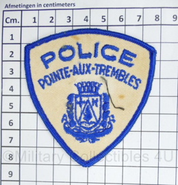 Canadese Police Pointe aux Trembles patch - 8 x 7,5 cm - origineel