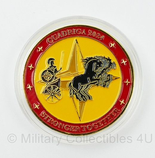 KL Grand Quadriga 2024 "Stronger Together" Coin 13 Gemechaniseerde brigade - 4  cm. diameter - origineel