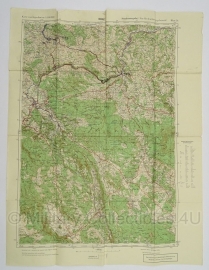 Duitse stafkaart Befestigungskarte Jugoslawien Bihac Blatt 56 Joegoslavie  - 70 x 50 cm. schaal 1:100000 - origineel 1935