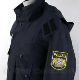 Duitse Polizei Bayern moderne parka met voering en capuchon - maat H44/46 - zeldzaam - origineel
