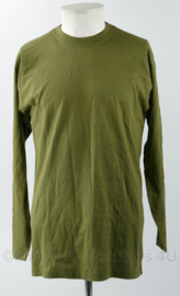 Defensie shirt lange mouw groen - maat Medium - licht gedragen - origineel