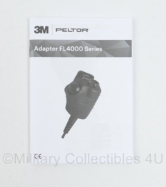 Peltor 3M PIT Adapter FL 4000 series Peltor voor aansluiten van Peltor aan de FM series radio - nieuw