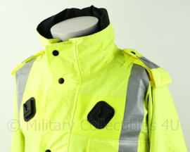 Britse Politie Police  POLICE STAFF fluor geel jack met portofoonhouders -  maat XL - origineel