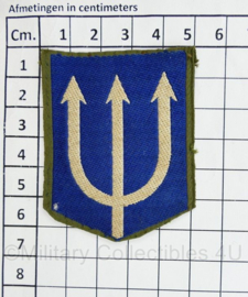 Defensie model  drietand 3e Divisie gevouwen 1951-1959 - 6,5 x 5 cm - origineel