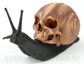 Kunststof slak met skull huisje - 3D geprint - nieuw