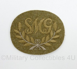 WW2 British army SMG Sub Machine Gun Specialist trade award patch - 6,5 x 5,5 cm - origineel