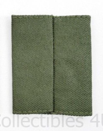 US Army of USAF Goretex jas borst epaulet 2ND Lieutenant subdued - PER STUK  - 5,5 x 4,5 cm - origineel