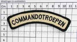 KCT Commandotroepen straatnaam embleem - met klittenband - 11 cm breed