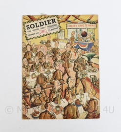 The British Army Magazine Soldier December 1954 -  Afkomstig uit de Nederlandse MVO bibliotheek - 30 x 22 cm - origineel