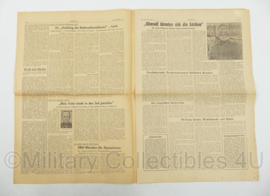 WO2 Duitse krant Bayerischer Tag 29 september 1945 - 47 x 32 cm - origineel