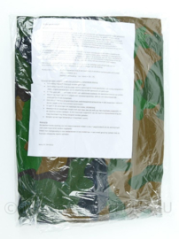 Korps Mariniers en defensie nieuwste model jungle camo permethrine basis jas Jungle - maat 8000/0005 - NIEUW in verpakking - origineel