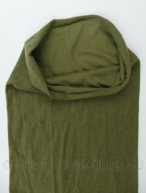 Tactical balaclava groen - gedragen - 41 x 23 cm - origineel