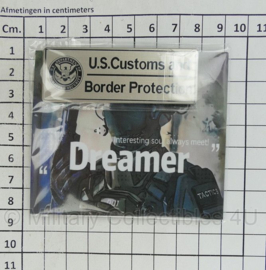 US Customs and Border Protection borst insigne replica - 7 x 2,5 cm.