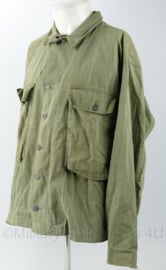 WO2 US Army HBT jacket - grote maat XXL - origineel