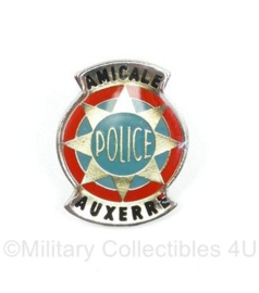 Franse politie Amicale de la Police Municipale d'Auxerre speld - 2,5 x 2 cm - origineel