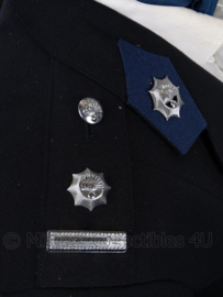 Korps Rijkspolitie hoofdinspecteur Luchtvaartdienst DAMES uniform SET jas, rok en hoed - met nestel/koord - maat 40 - origineel