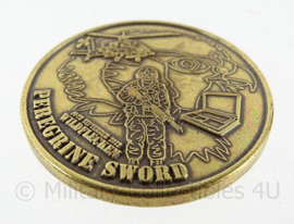 1 (Ge/NL) Corps Communitate Valemus Duits-Nederlandse Korps munt coin Operatie Peregrine Sword 2012 - origineel