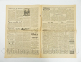 WO2 Duitse krant 8 Uhr Blatt 24 juni 1942 - 47 x 32 cm - origineel