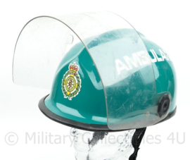 Mersey Regional Ambulance Service Rescue helm - blauw/groen - verstelbaar maat 54 - 62 cm - origineel