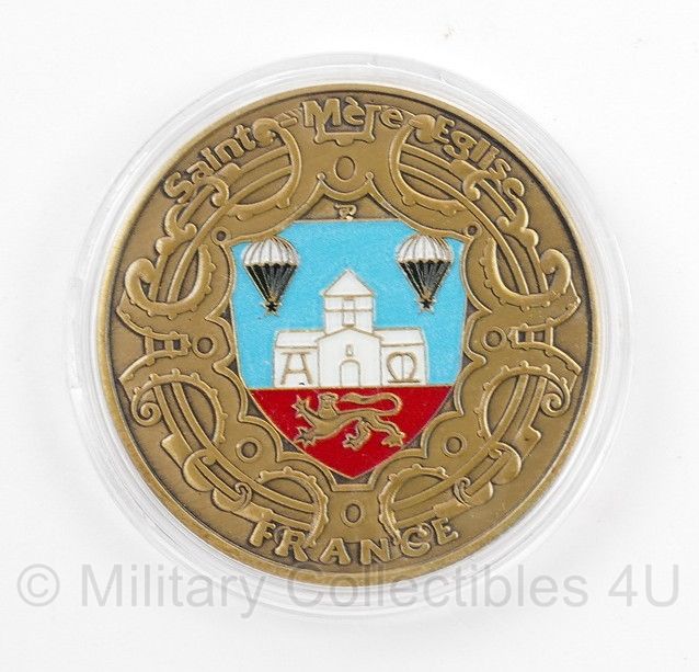 Coin D-Day 6.6.1944 Sainte-Mère-Église - 4½ cm. diameter